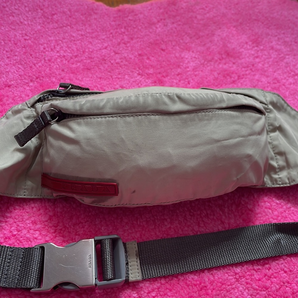 Prada waist bag. Damaged